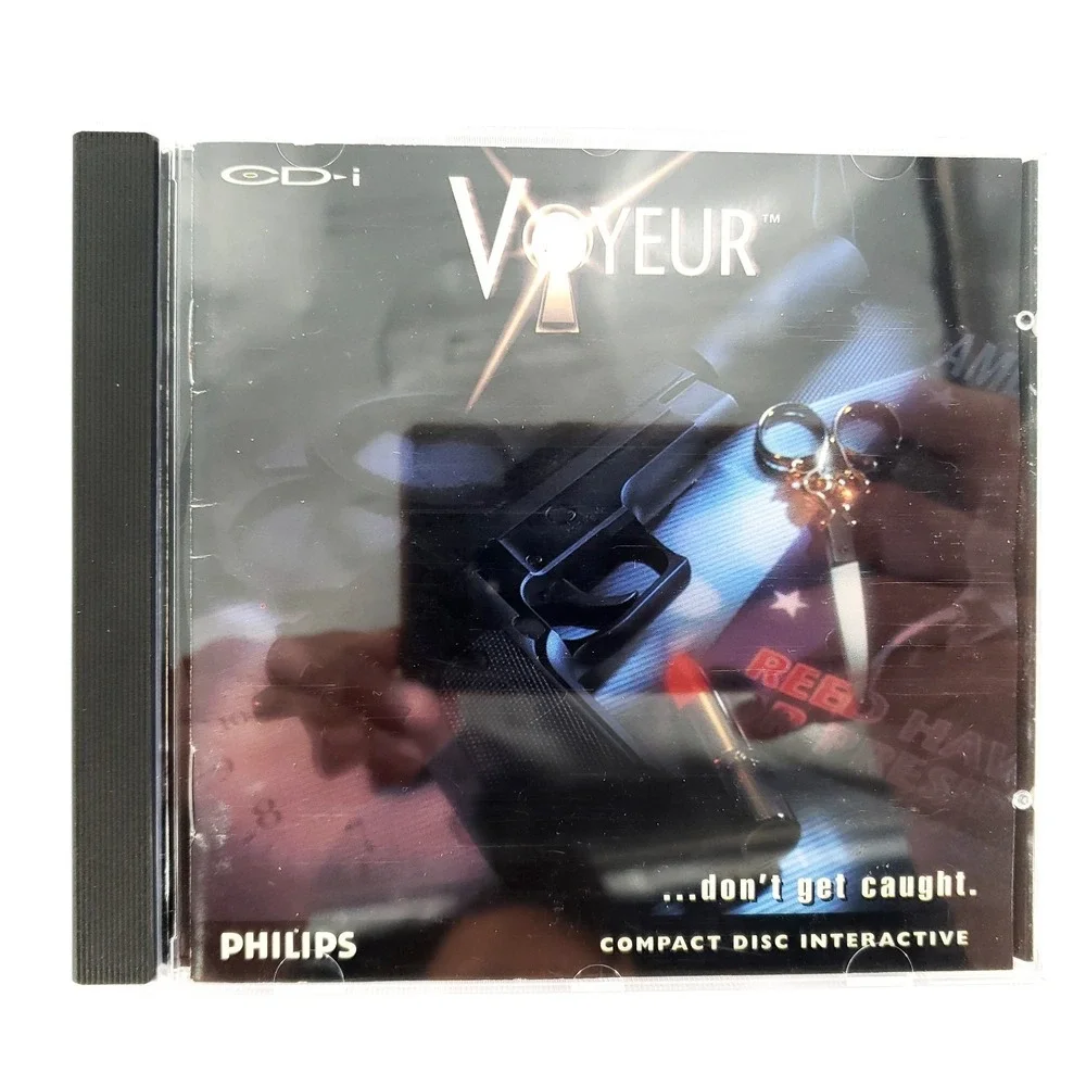 Voyeur (Philips CD-i, 1993) Complete w/ Slip Cover Tested & Works